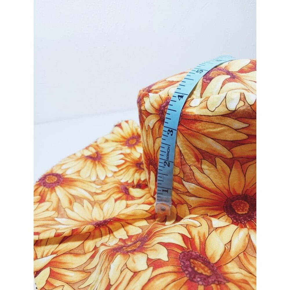 Super cute handmade bright flower summer/resort hat - Picture 8 of 9